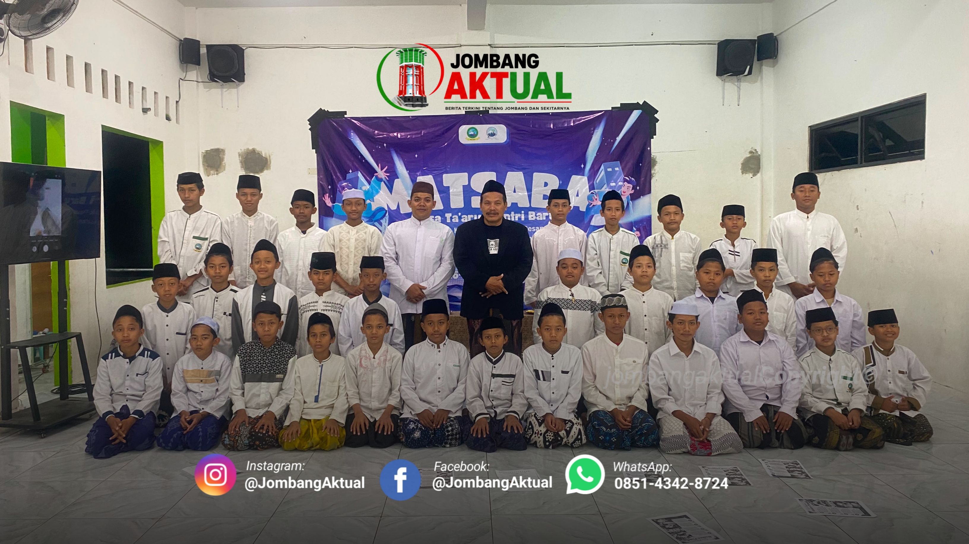 Pondok Pesantren Salafiyah Hamalatul Qur'an Jogoroto Sambut 32 Santri Baru